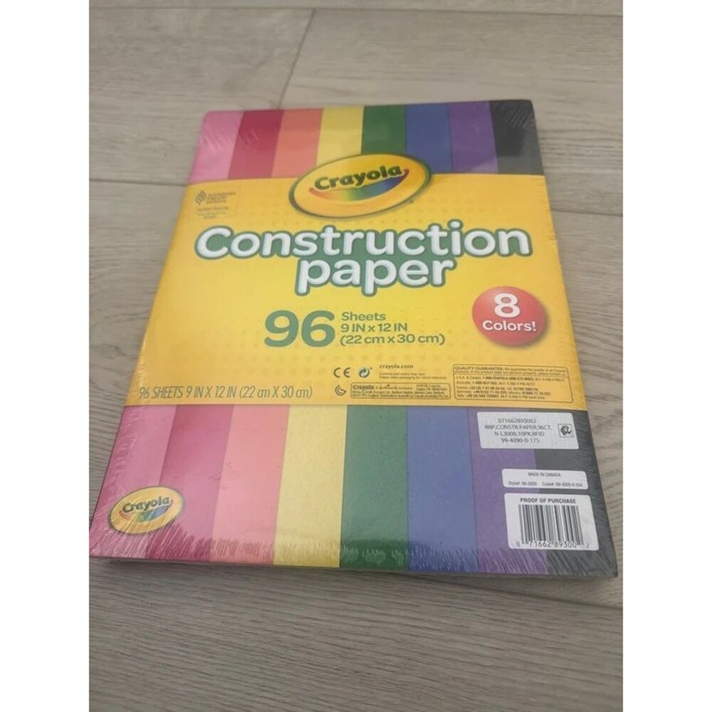 Crayola 96 Construction paper with 8 colors